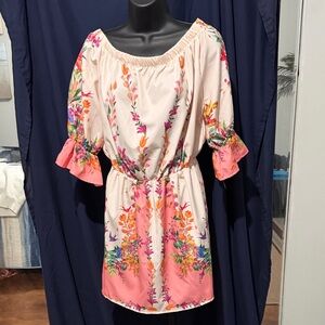 Floral Off-Shoulder Dress